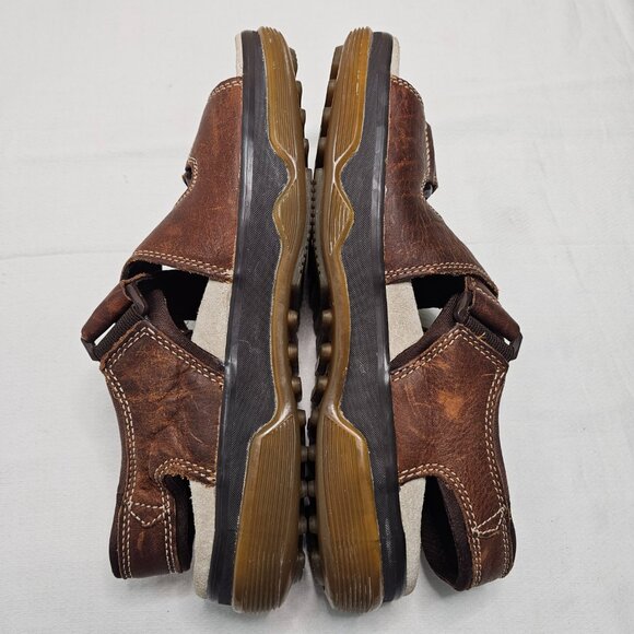 Doc Dr Martens 8b38 Leather Fisherman Strappy Brown Sandals Mens Size 9 Uk8 EU42 main image 8